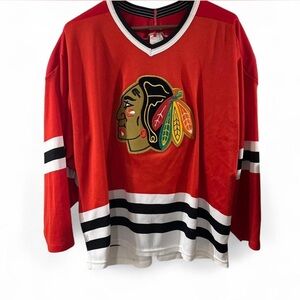 Vintage Chicago Blackhawks NHL Jersey Size Large